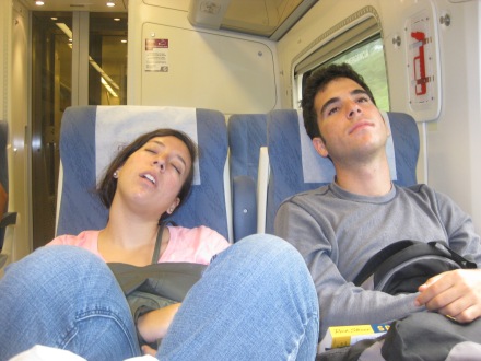 I call this "Sleepy Sara Sleeps in Spain"